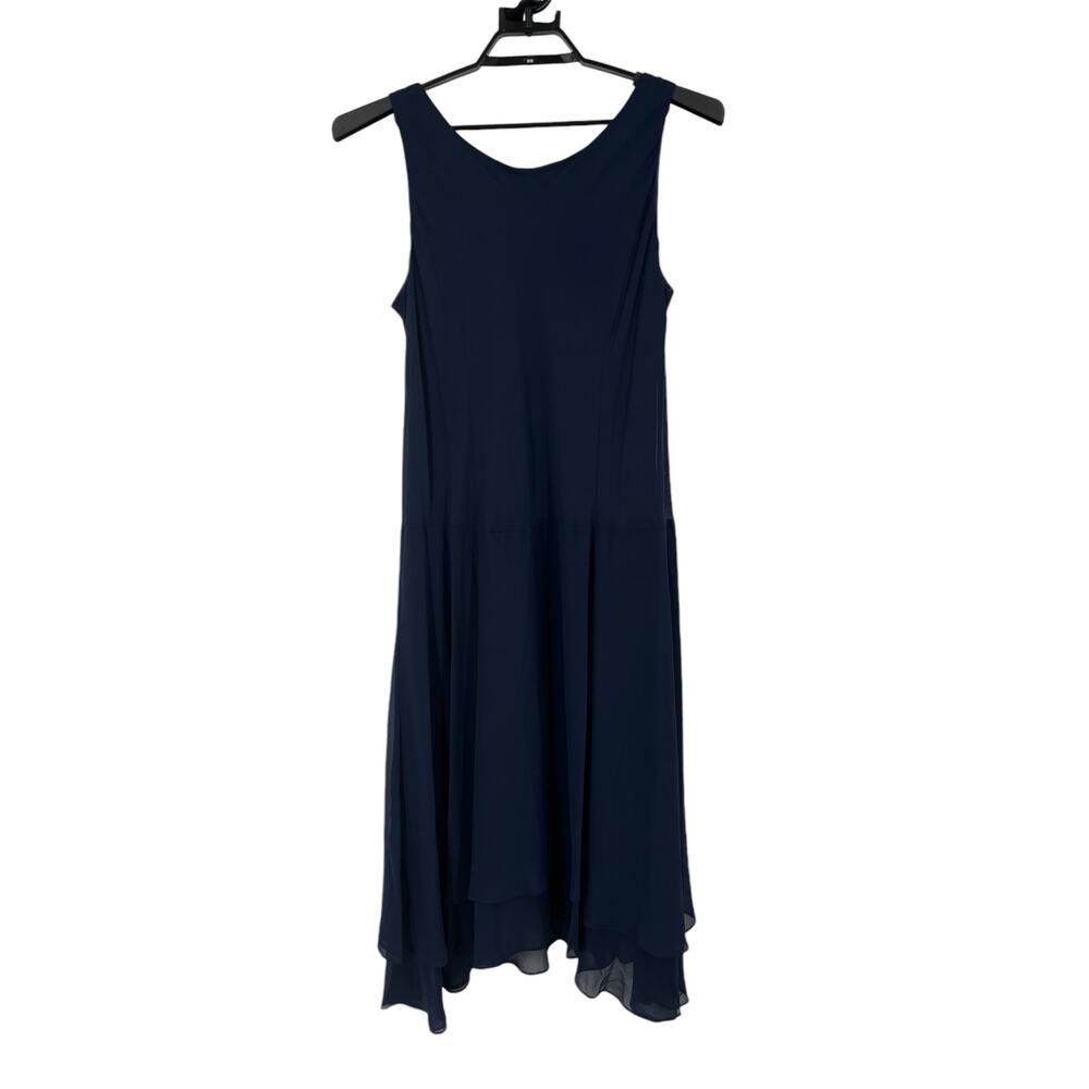 SNLY dress beaded detail chiffon sleeveless blue size 16 - Picture 5 of 6